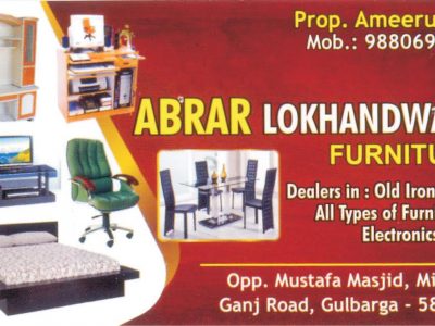 ABRAR LOKHANDWALA FURNITURE