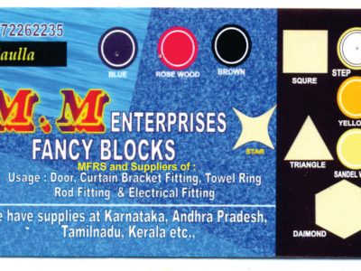 M.M. ENTERPRISES FANCY BLOCKS