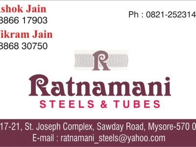 RATNAMANI STEELS & TUBES