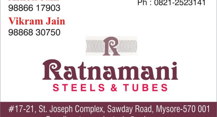 RATNAMANI STEELS & TUBES