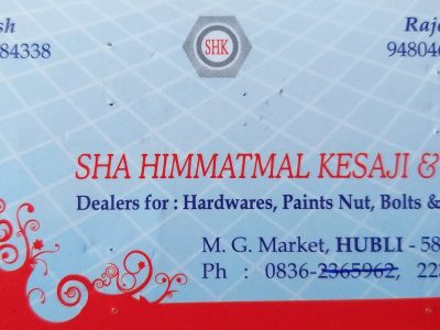 SHA HIMMATMAL KESAJI & CO HUBLI