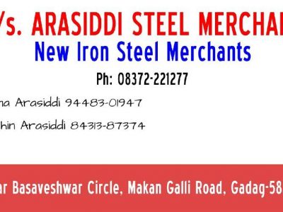 M/s. ARASIDDI STEEL MERCHANT