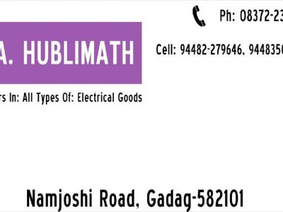 P.A. HUBLIMATH