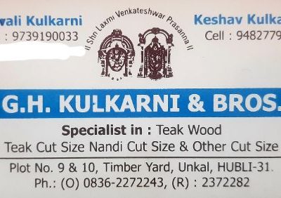 G. H. KULKARNI & BROS HUBLI
