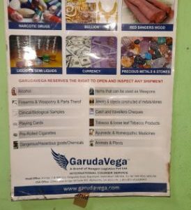GARUDAVEGA INTERNATIONAL COURIER HUBLI