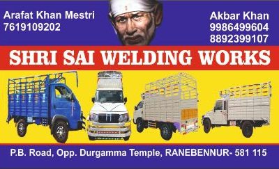 SHRI SAI WELDING WORKS RANEBENNUR