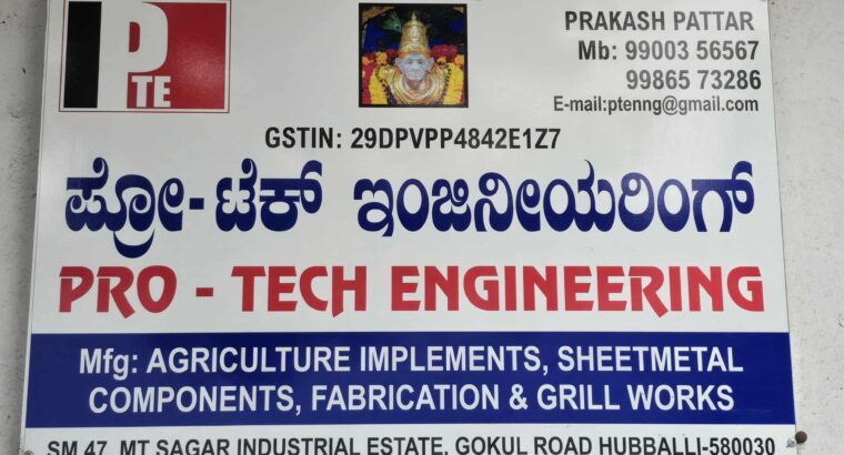 PRO-TECH ENGINEERING HUBLI
