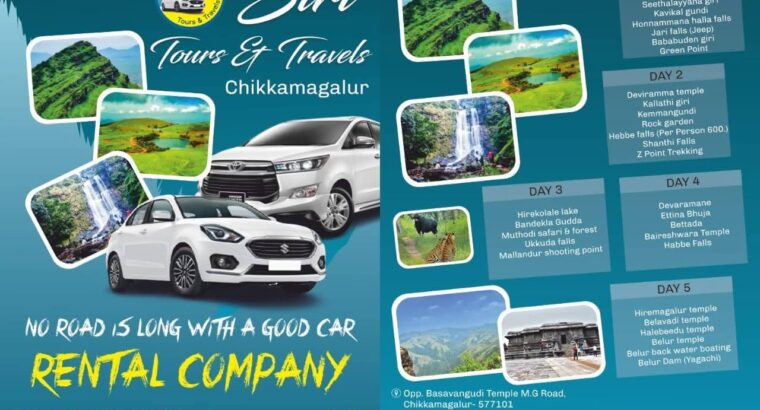 SIRI TOURS AND TRAVELS CHIKMAGALUR