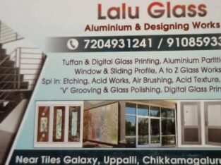 LALU GLASS ALUMINIUM & DESIGNING WORKS CHIKMAGALUR
