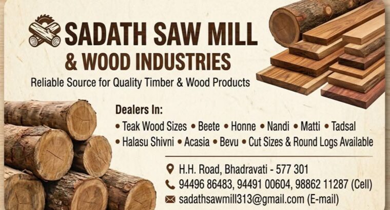 SADATH SAW MILL BHADRAVATI