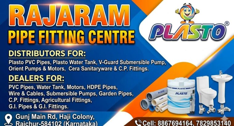 RAJARAM PIPE FITTING CENTRE RAICHUR