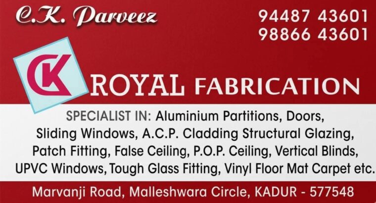 C.K. ROYAL FABRICATION KADUR